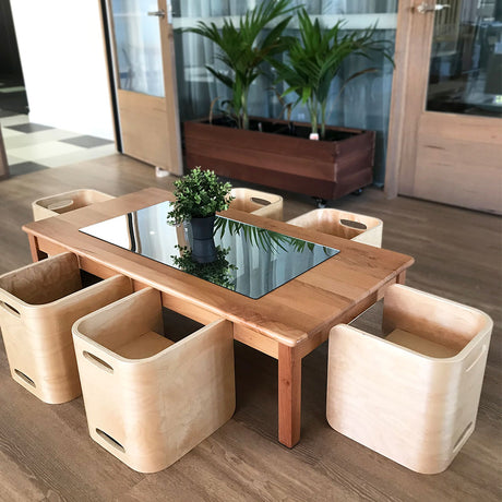 Rectangle Acrylic Silver 40x80 - 2pc