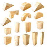 Large Natural Blocks - 24pc - Educating Kids