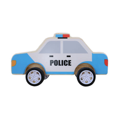 Wooden Vehicle Set - 6pc - Educating Kids