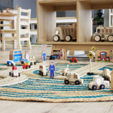Wooden Road Track Set - 20pc - Educating Kids