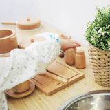 Wooden Tableware - Set of 52 - Educating Kids