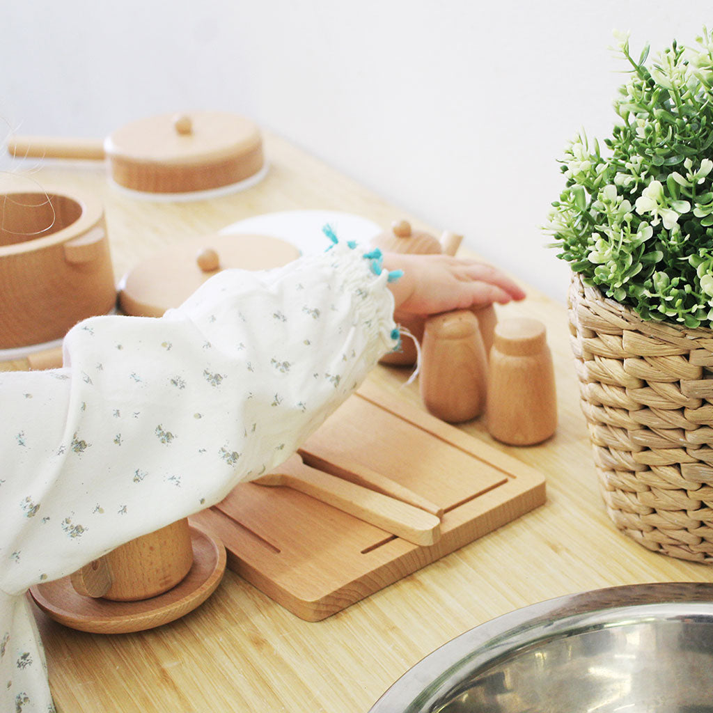 Wooden Tableware - 52pc