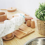 Wooden Tableware - 52pc