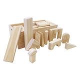 Pinewood Blocks & Wooden Box - 64pc - Educating Kids