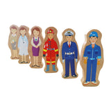 Wooden People - 6pc