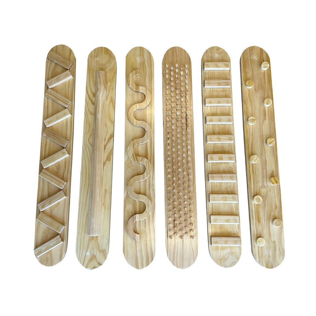 Natural Sensory Balancing Beams - 12pc