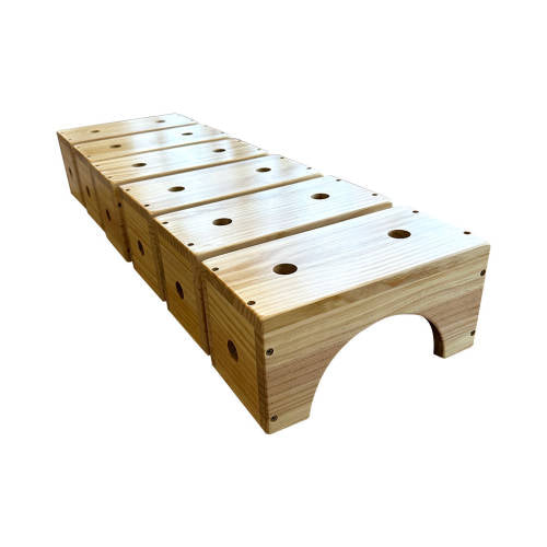 Natural Sensory Balancing Beams - 12pc - Educating Kids