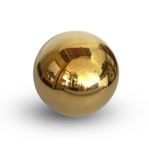 Gold Mega Stainless Steel Ball - 38cm - Educating Kids