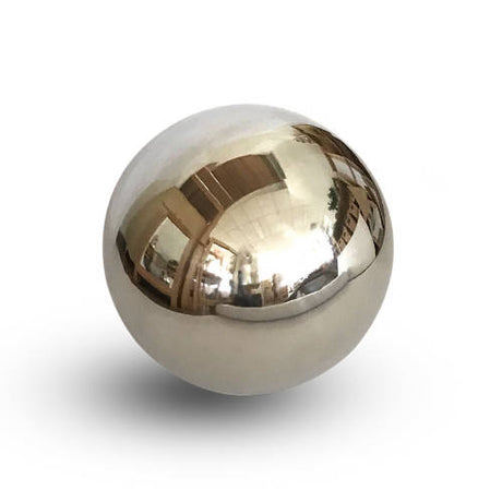 Silver Mega Stainless Steel Ball - 38cm - Educating Kids
