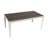 Rectangle Table - Oak Veneer & White - Educating Kids