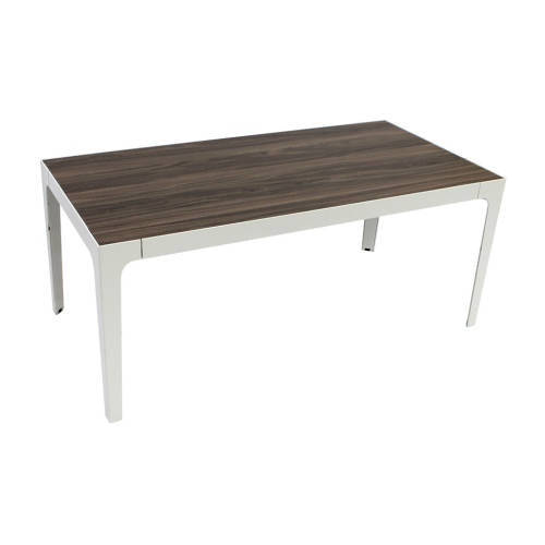 Rect Table Oak Veneer & White Leg - 120x60x50cm - Educating Kids
