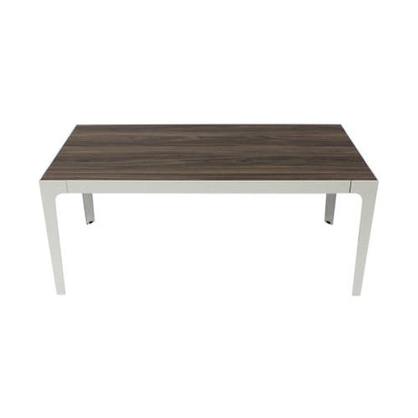 Rect Table Oak Veneer & White Leg - 120x60x50cm - Educating Kids