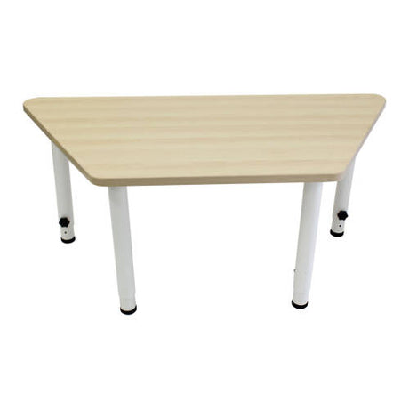 Adj TrapTable Beech Veneer White Leg - 120x60cm - Educating Kids