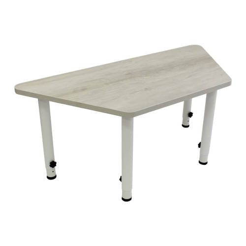 Adj Trap Table WWashVeneer White Leg - 120x60cm - Educating Kids