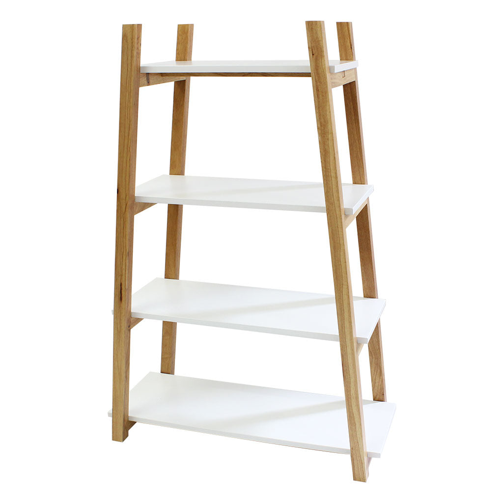 A-Frame Open 4 Shelf Unit - White
