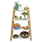 A-Frame Open 4 Shelf Unit - White