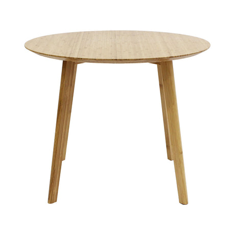 Round Table - Solid Bamboo 60cm Diameter