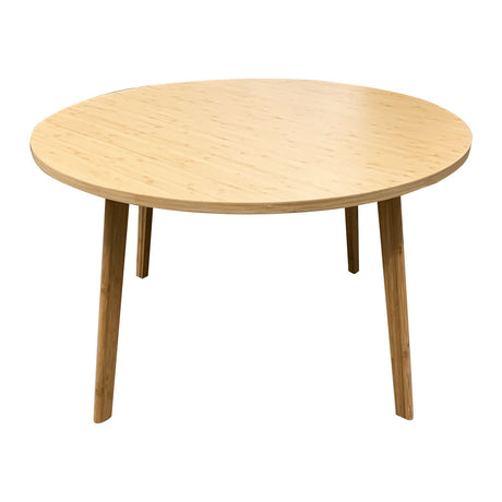 Round Table - Bamboo Veneer 80cmD x 50cmH