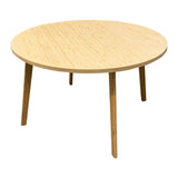 Round Table - Bamboo Veneer 80cmD x 50cmH