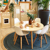 Round Table - Bamboo Veneer 80cmD x 50cmH