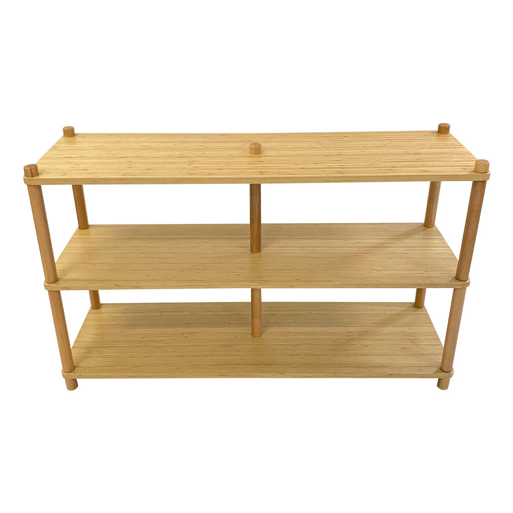 Open 3 Shelf Unit - Bamboo Veneer