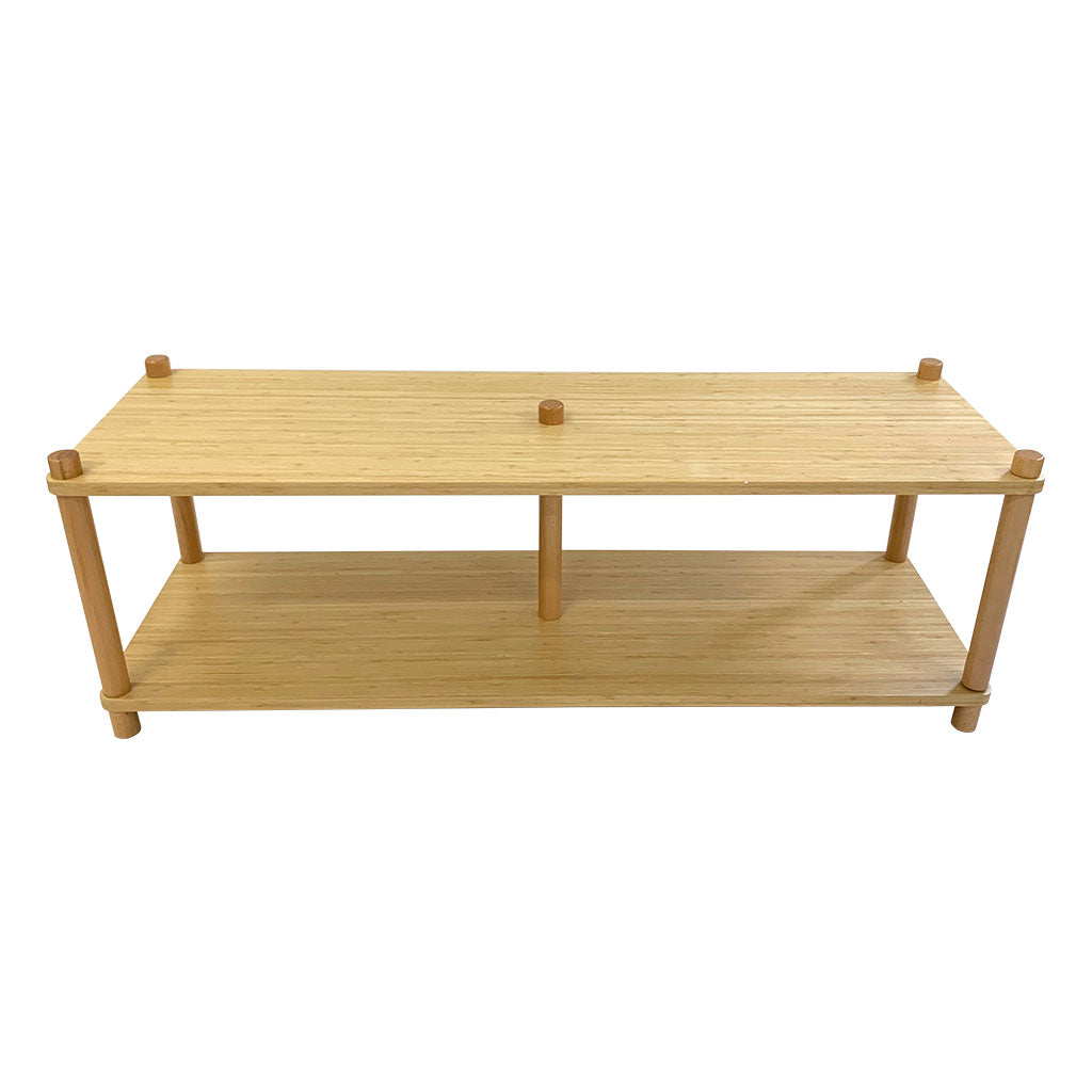 Open 2 Shelf Unit - Bamboo Veneer