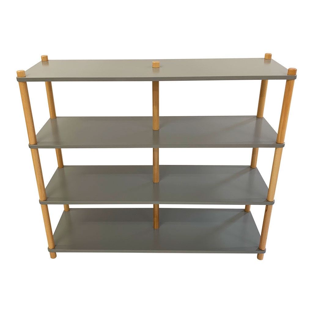 Open 4 Shelf Unit - Grey