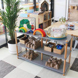 Open 3 Shelf Unit - Grey