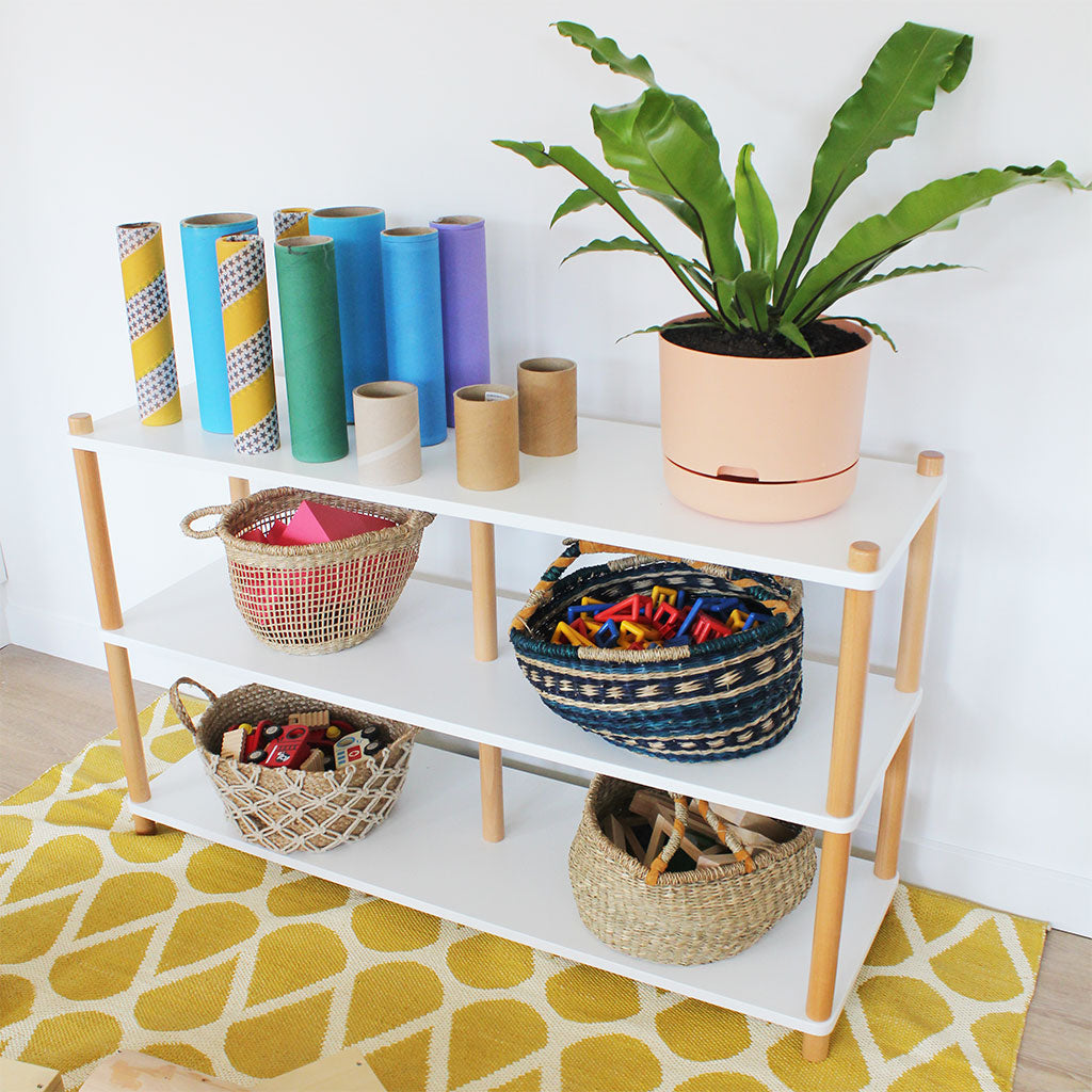 Open 3 Shelf Unit - White