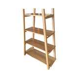 A-Frame Open 4 Shelf Unit - Natural