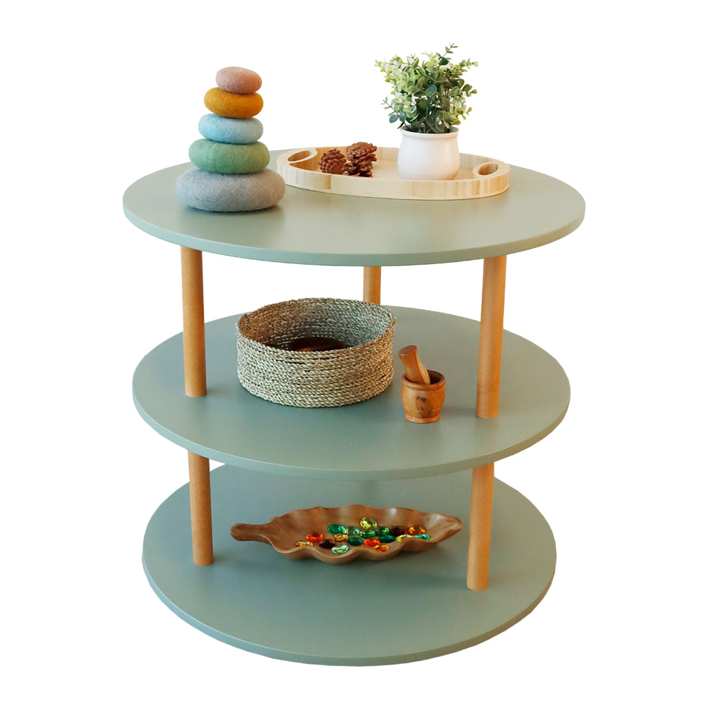 1877-0039 - Round Open 3 Shelf Unit - Gum Leaf_1.jpg