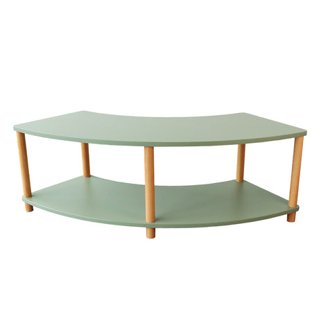 Curved Open 2 Shelf - Gum Leaf