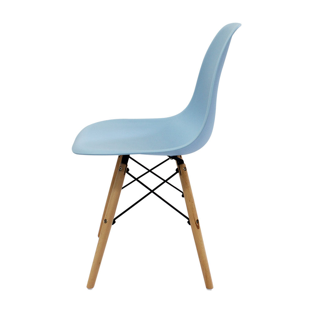 Adult Eames Chair Blue - 4pc