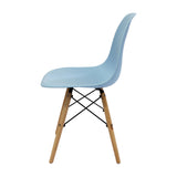 Adult Eames Chair Blue - 4pc