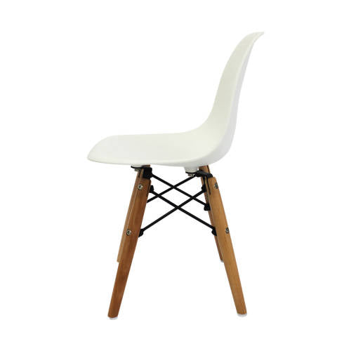 Child Eames Chair White & Beech Legs - Set of 4 - Educating Kids