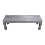 Outdoor Child Bench Seat - Charcoal 100x26x32cm