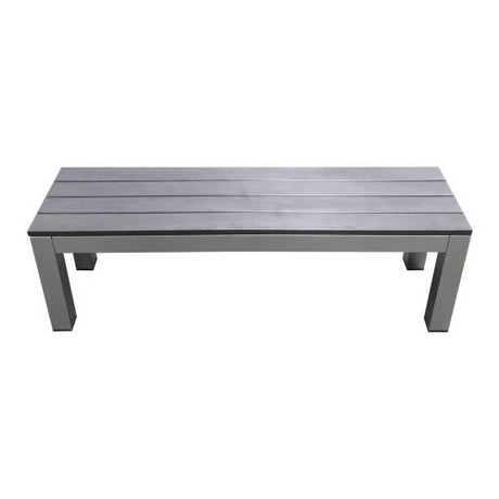 Outdoor Child Bench Seat - Charcoal 100x26x32cm - Educating Kids