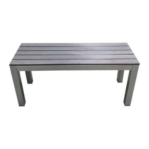 Outdoor Adult Bench Seat - Charcoal 100x30x50cm - Educating Kids