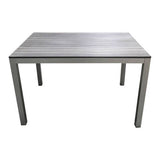 Outdoor Adult Table  - Charcoal 120x80x75cm - Educating Kids