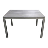 Outdoor Adult Table  - Charcoal 120x80x75cm