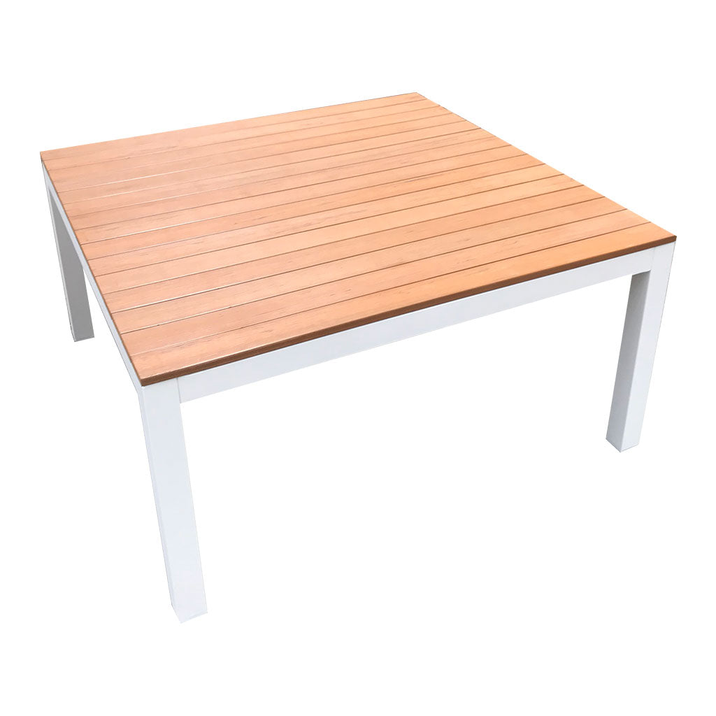 Outdoor Platform Stage - Teak-look & White 100x100x50cm