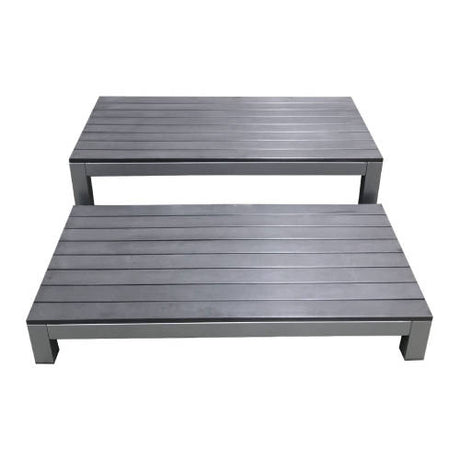 Outdoor Platform Stages - Charcoal - Set of 2 - Educating Kids