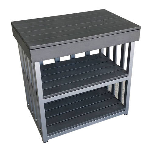 Outdoor Kitchen Bench - Charcoal (60x40x60cm)
