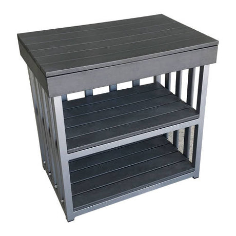 Outdoor Kitchen Bench - Charcoal (60x40x60cm) - Educating Kids