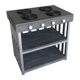 Outdoor Stove - Charcoal (60x40x60cm) - Educating Kids