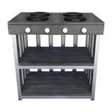 Outdoor Stove - Charcoal (60x40x60cm) - Educating Kids