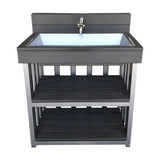 Outdoor Sink - Charcoal (60x40x72cm) - Educating Kids