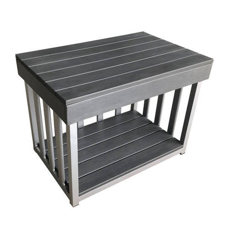 Toddler Outdoor Kitchen Bench - Charcoal (60x40x45cm) - Educating Kids