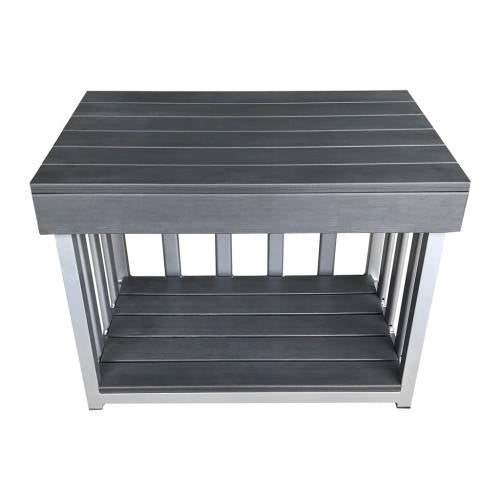Toddler Outdoor Kitchen Bench - Charcoal (60x40x45cm) - Educating Kids