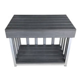 Toddler Outdoor Kitchen Bench - Charcoal (60x40x45cm) - Educating Kids